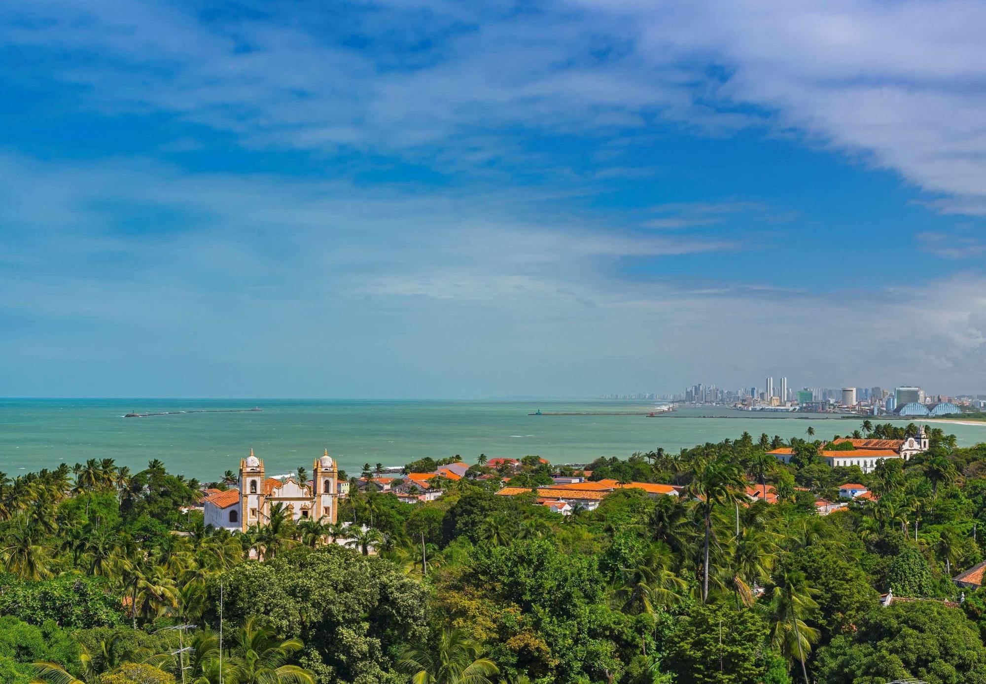 Sheraton Reserva Do Paiva Cabo de Santo Agostinho Buitenkant foto View of the city from the hill of the same name