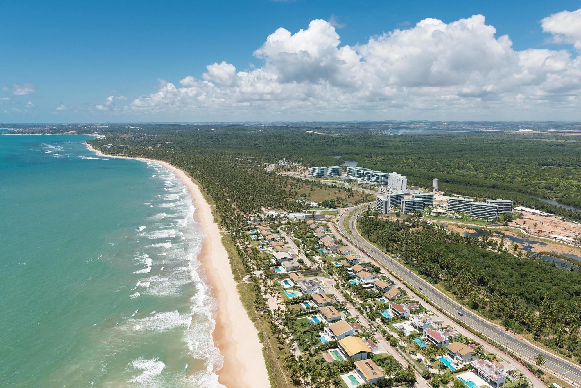 Sheraton Reserva Do Paiva Cabo de Santo Agostinho Buitenkant foto Aerial view of the city